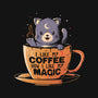 Black Coffee Black Magic-unisex basic tee-eduely