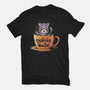 Black Coffee Black Magic-mens premium tee-eduely