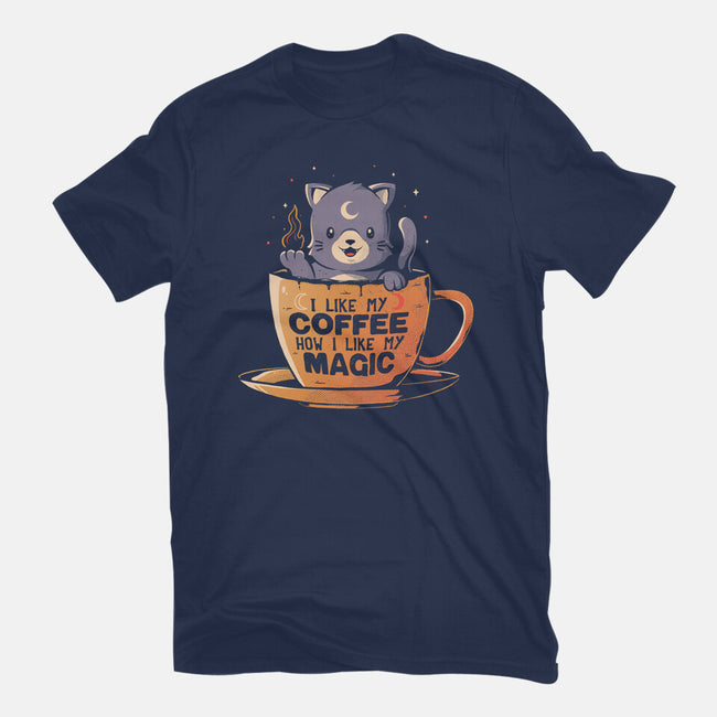 Black Coffee Black Magic-unisex basic tee-eduely