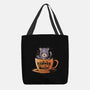 Black Coffee Black Magic-none basic tote bag-eduely