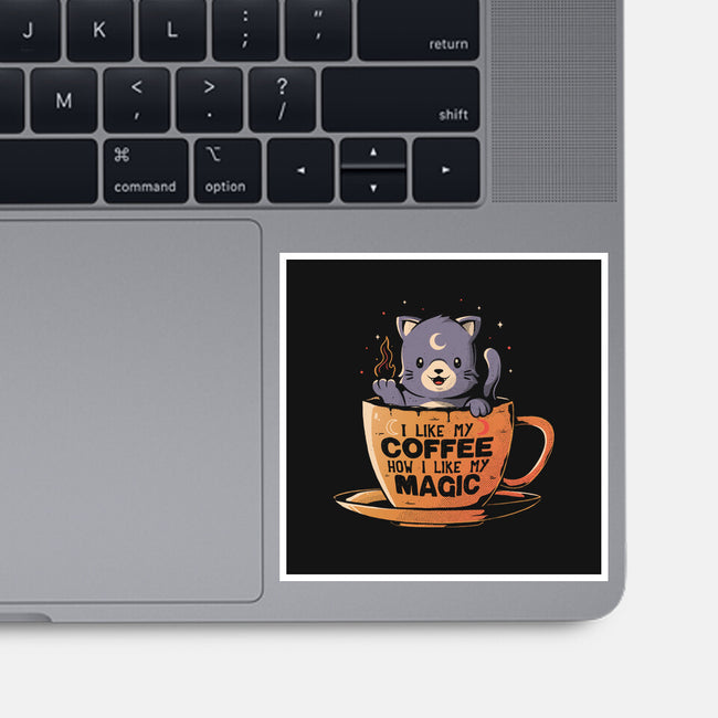 Black Coffee Black Magic-none glossy sticker-eduely