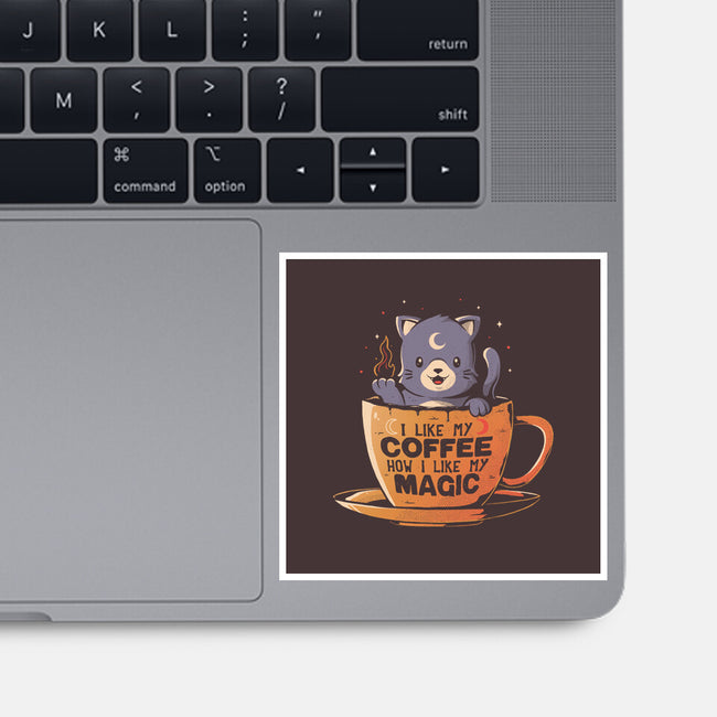 Black Coffee Black Magic-none glossy sticker-eduely