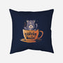 Black Coffee Black Magic-none removable cover w insert throw pillow-eduely