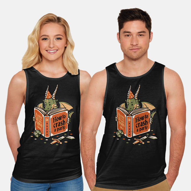 How To Crash A Party-unisex basic tank-tobefonseca
