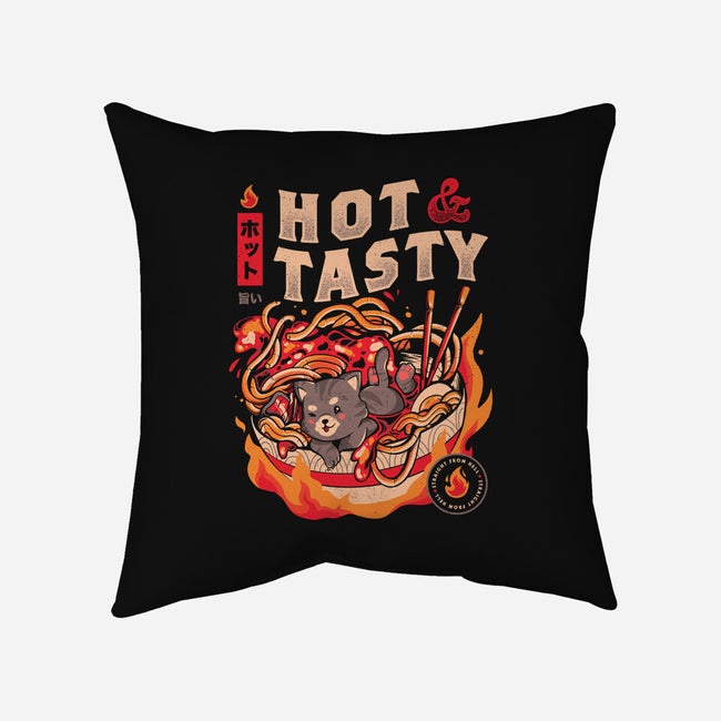 Cats And Noodles-none removable cover throw pillow-eduely
