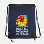 Duck It All-none drawstring bag-Vallina84