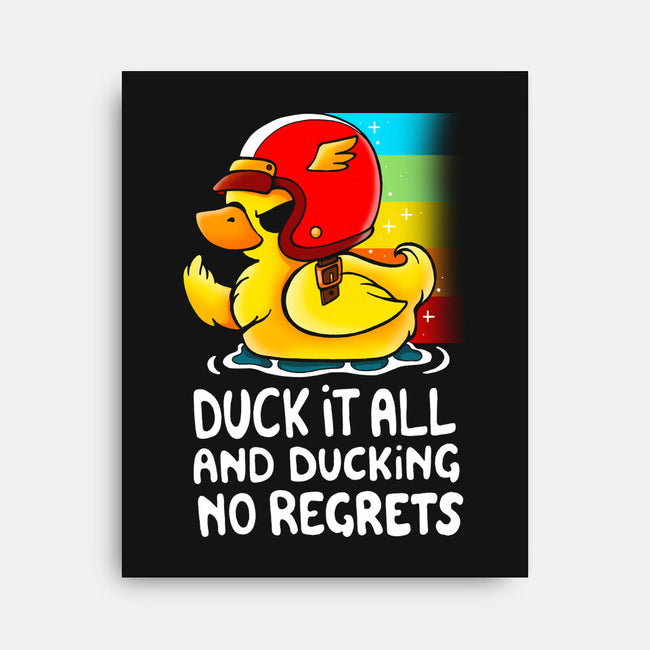 Duck It All-none stretched canvas-Vallina84