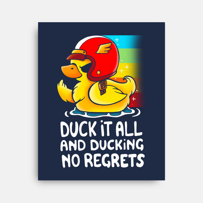 Duck It All-none stretched canvas-Vallina84