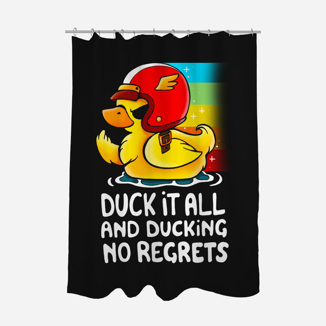 Duck It All-none polyester shower curtain-Vallina84