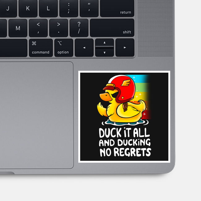 Duck It All-none glossy sticker-Vallina84