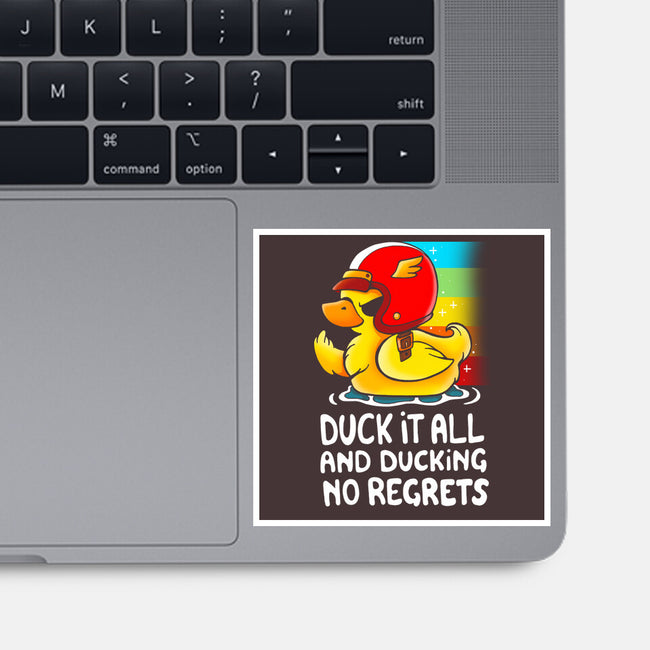 Duck It All-none glossy sticker-Vallina84