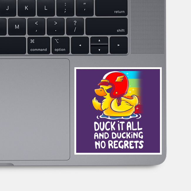 Duck It All-none glossy sticker-Vallina84