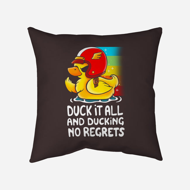 Duck It All-none removable cover w insert throw pillow-Vallina84