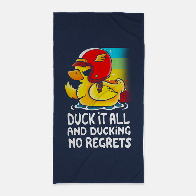 Duck It All-none beach towel-Vallina84