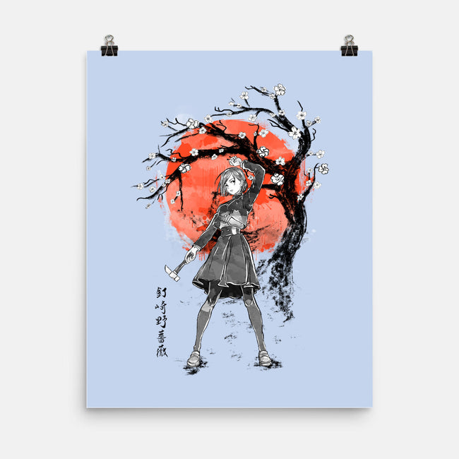 Nobara At Sakura Tree-none matte poster-IKILO