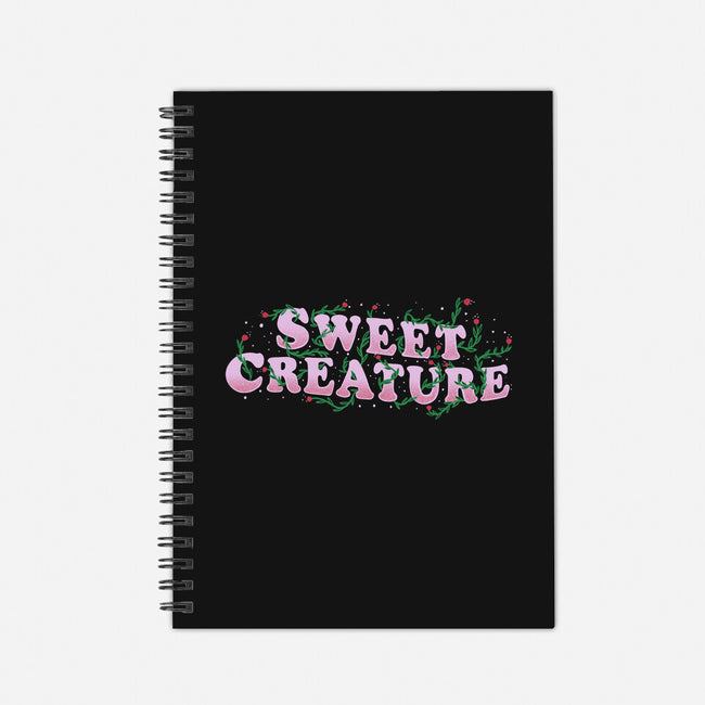 Sweet Creature-none dot grid notebook-tobefonseca