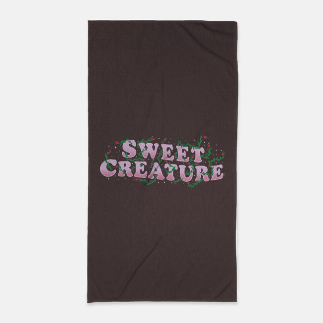 Sweet Creature-none beach towel-tobefonseca