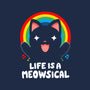 Meowsical-unisex pullover sweatshirt-Vallina84