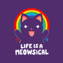Meowsical-none stretched canvas-Vallina84