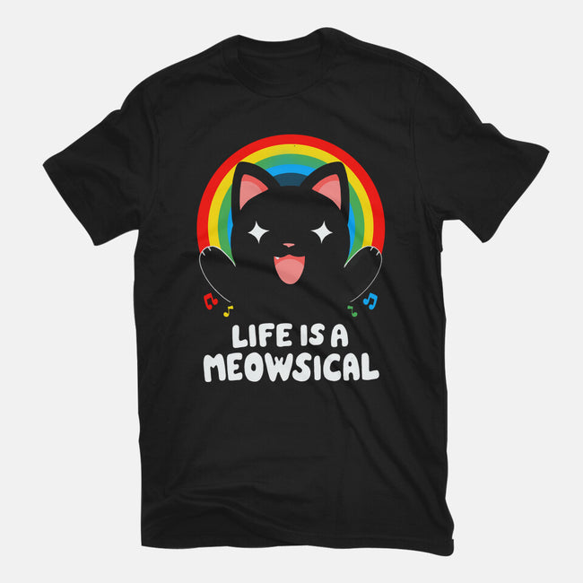 Meowsical-womens basic tee-Vallina84