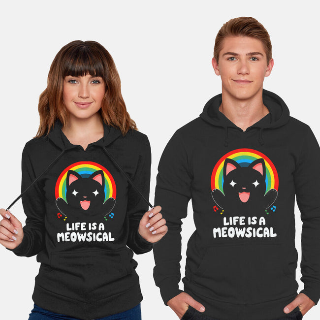Meowsical-unisex pullover sweatshirt-Vallina84