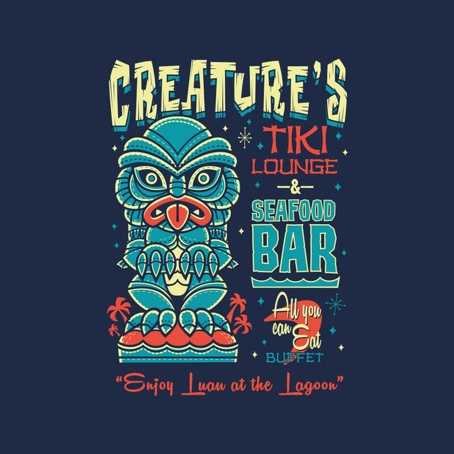 Creature's Tiki Lounge-none polyester shower curtain-Nemons