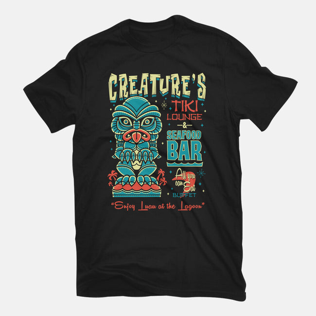 Creature's Tiki Lounge-unisex basic tee-Nemons