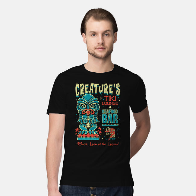 Creature's Tiki Lounge-mens premium tee-Nemons