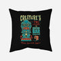 Creature's Tiki Lounge-none removable cover w insert throw pillow-Nemons