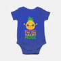 Pineapple Vacay Mode-baby basic onesie-NemiMakeit
