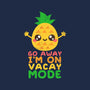 Pineapple Vacay Mode-none fleece blanket-NemiMakeit