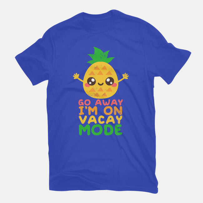 Pineapple Vacay Mode-youth basic tee-NemiMakeit