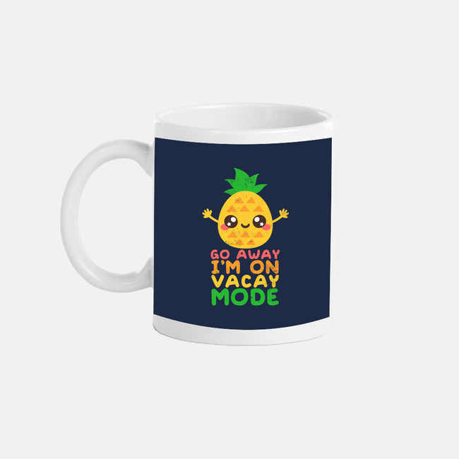 Pineapple Vacay Mode-none glossy mug-NemiMakeit