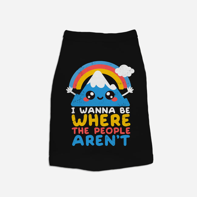 Where The People Aren't-dog basic pet tank-NemiMakeit