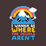 Where The People Aren't-none removable cover w insert throw pillow-NemiMakeit