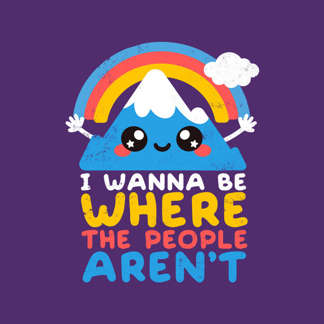Where The People Aren't-none polyester shower curtain-NemiMakeit