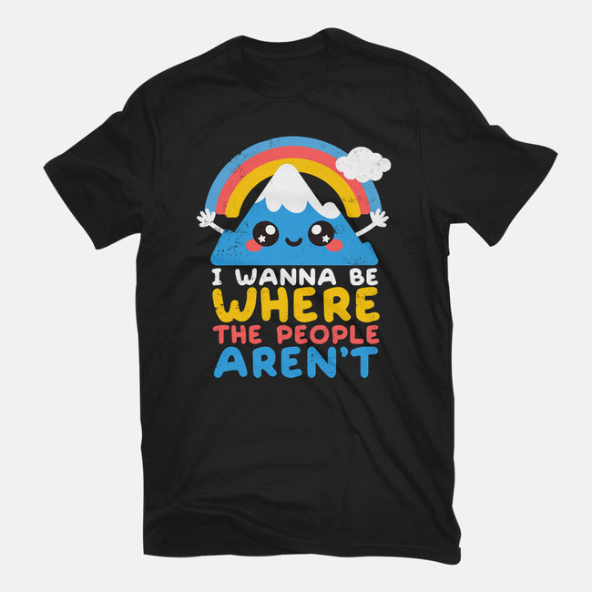 Where The People Aren't-womens basic tee-NemiMakeit