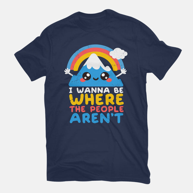 Where The People Aren't-womens basic tee-NemiMakeit