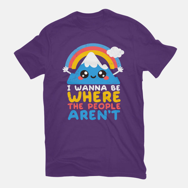 Where The People Aren't-womens fitted tee-NemiMakeit