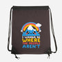 Where The People Aren't-none drawstring bag-NemiMakeit