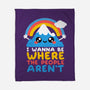 Where The People Aren't-none fleece blanket-NemiMakeit