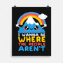 Where The People Aren't-none matte poster-NemiMakeit