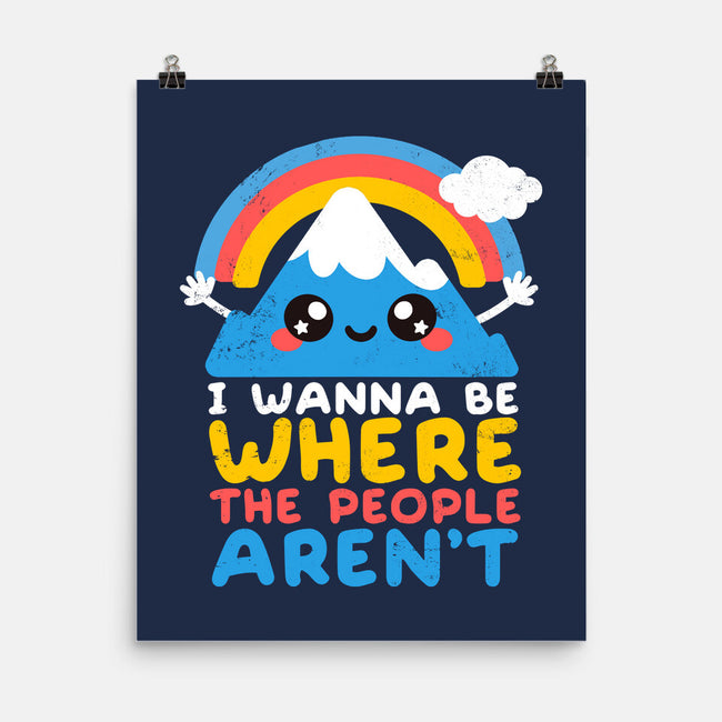 Where The People Aren't-none matte poster-NemiMakeit