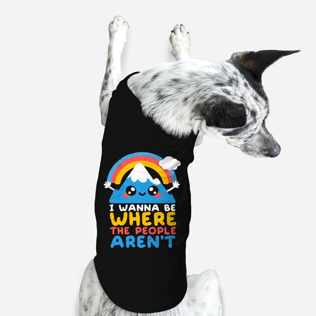 Where The People Aren't-dog basic pet tank-NemiMakeit