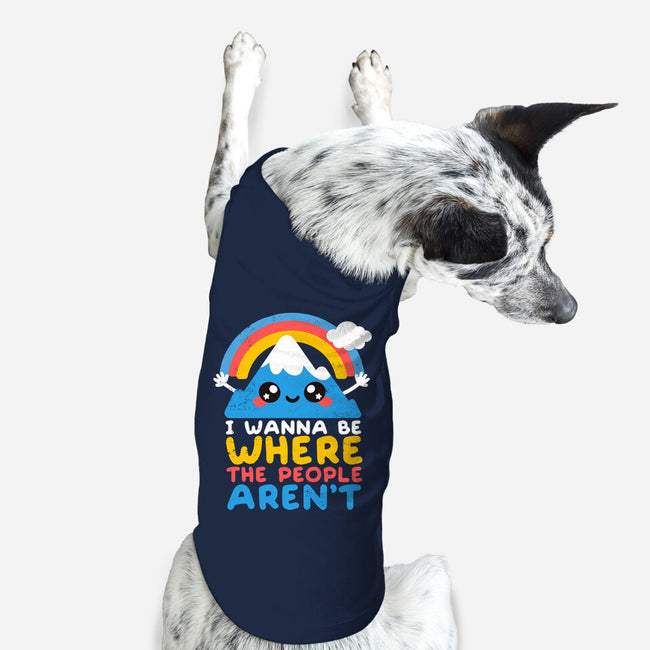 Where The People Aren't-dog basic pet tank-NemiMakeit