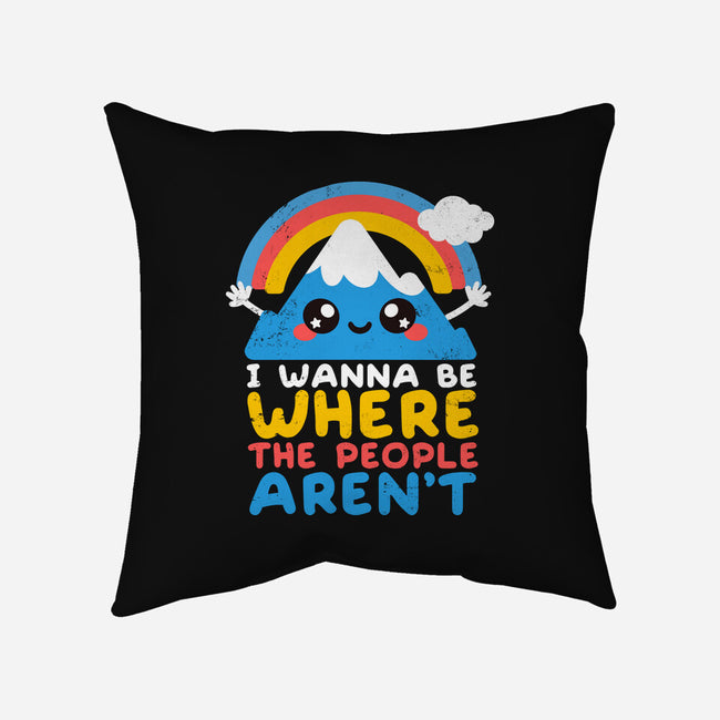 Where The People Aren't-none removable cover w insert throw pillow-NemiMakeit