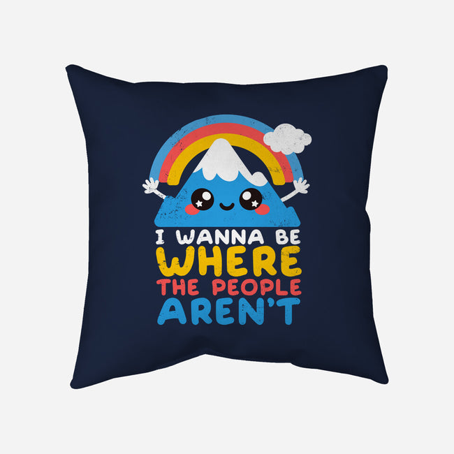 Where The People Aren't-none removable cover w insert throw pillow-NemiMakeit