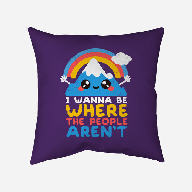 Where The People Aren't-none removable cover w insert throw pillow-NemiMakeit