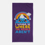 Where The People Aren't-none beach towel-NemiMakeit