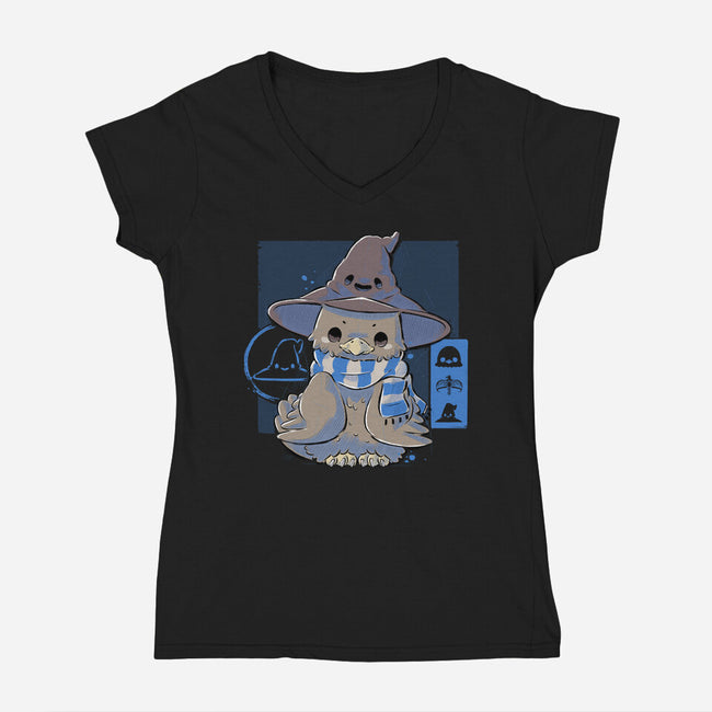 Cute And Wise-womens v-neck tee-xMorfina